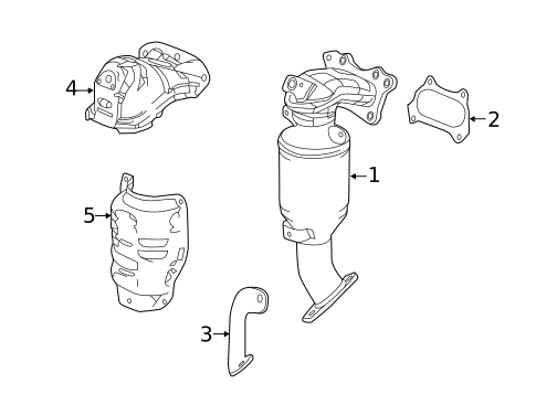 Exhaust Manifold for 2017 Honda Accord #1