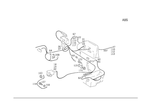 Anti-Lock Braking System (Abs) and Automatic Locking Differential (Asd) for 1988 Mercedes-Benz 260E #1