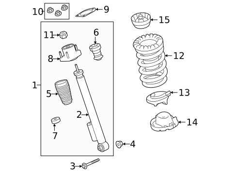 Shocks & Components for 2018 Land Rover Discovery #1