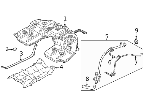 Fuel Tank for 2023 Genesis GV80 #0
