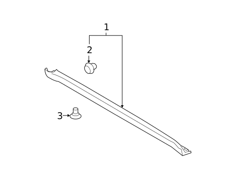 Exterior Trim - Pillars for 2013 Subaru Forester #0