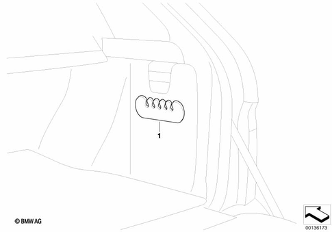 Interior Equipment Components for 2005 BMW 750i #34