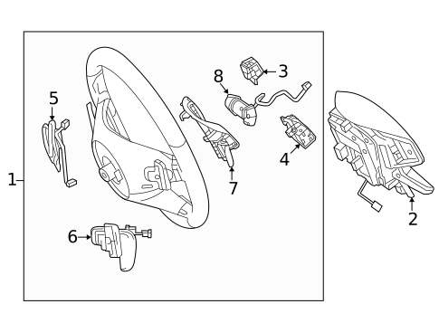 Steering Wheel & Trim for 2014 Mercedes-Benz E63 AMG #1