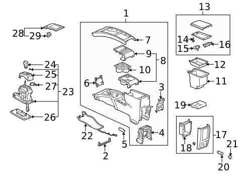 Gear Shift Control for 2006 Cadillac SRX #0