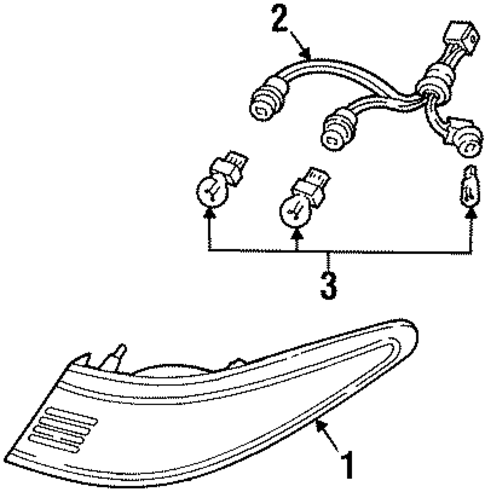 Bulbs - Chassis for 1998 Lincoln Mark VIII #1