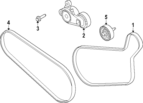 Belts & Pulleys for 2025 Ford Explorer #0