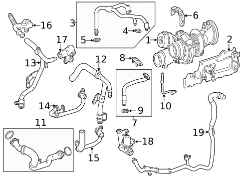 Turbo Charger for 2018 Mercedes-Benz E63 AMG S #1