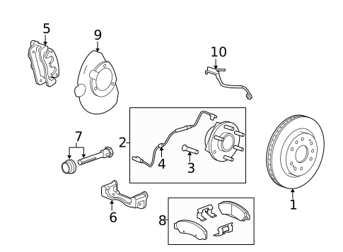 Front Brakes for 2015 Chevrolet Express 2500 #18
