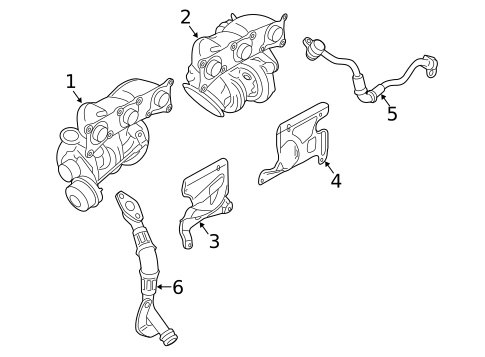 Turbocharger & Components for 2013 BMW 335i #2