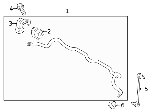 Stabilizer Bar & Components for 2014 Hyundai Elantra Coupe #0