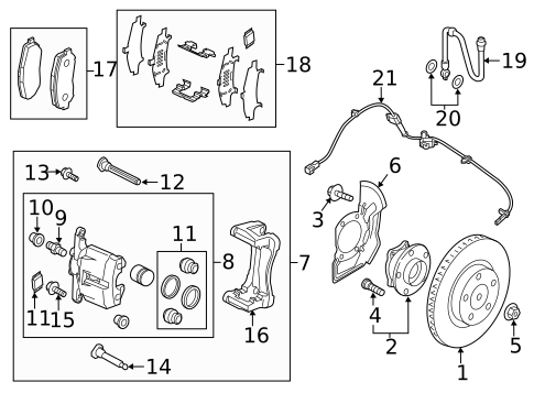 Front Brakes for 2018 Mazda CX-5 #0