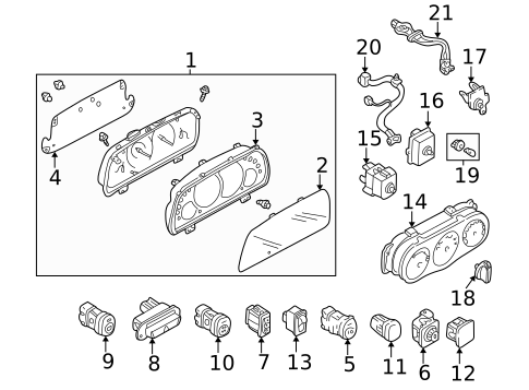 Switches for 2006 Mazda Tribute #0
