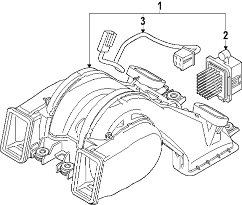 Blower Motor & Fan for 2024 BMW i5 #0