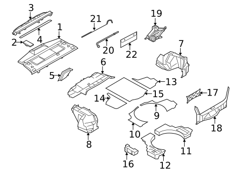 INTERIOR TRIM - REAR BODY for 2007 INFINITI M45 #0