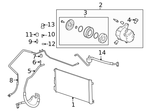 Hoses & Pipes for 2008 Saturn Aura #1