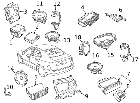 Sound System for 2008 Saab 9-3 #0