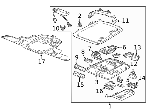 Anti-Theft Components for 2017 Cadillac ATS #2