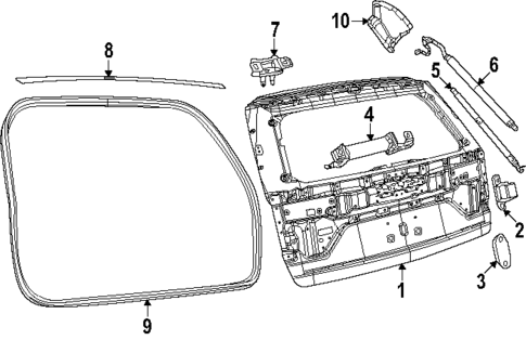 Gate & Hardware for 2025 Jeep Grand Cherokee #0