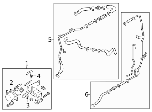 Master Cylinder - Components On Dash Panel for 2017 Genesis G90 #1