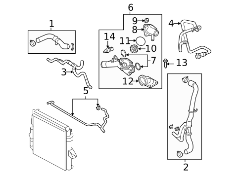 Hoses & Pipes for 2006 Land Rover LR3 #0