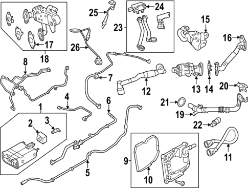 Powertrain Control for 2021 Lincoln Corsair #1