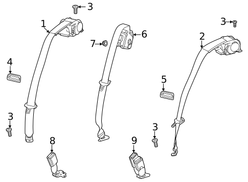 Seat Belt for 2025 Buick Encore GX #2