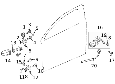 Front Door for 2022 Audi SQ7 #4