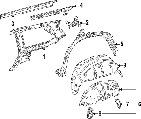 Inner Structure for 2023 Toyota Sequoia #0