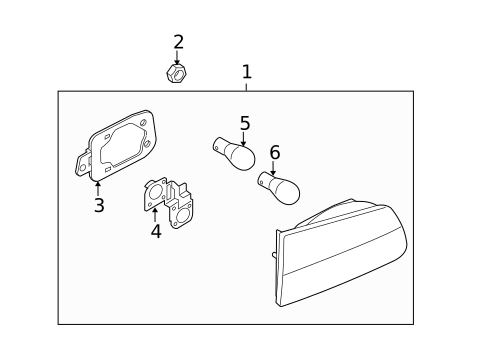 Tail Lamps for 2007 Saab 9-5 #0
