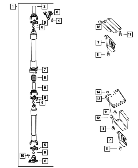 Drive Shaft for 2009 Dodge Ram 3500 #2