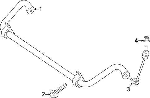 Stabilizer Bar & Components for 2025 Mercedes-Benz SL 55 AMG® #0