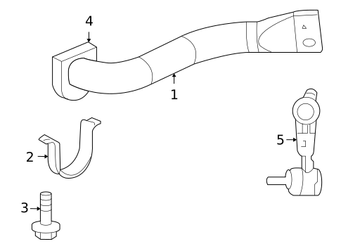 Stabilizer Bar & Components for 2005 Buick Rainier #0