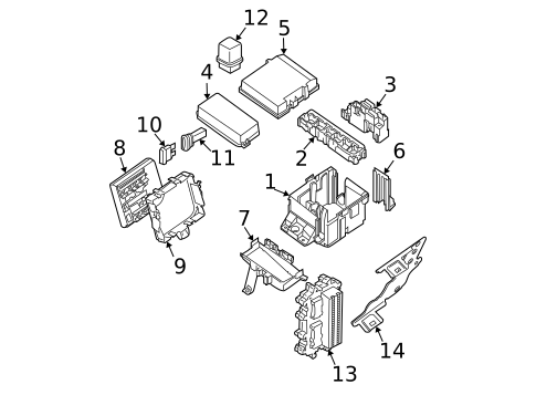 Blower Motor & Fan for 2020 Nissan Frontier #1