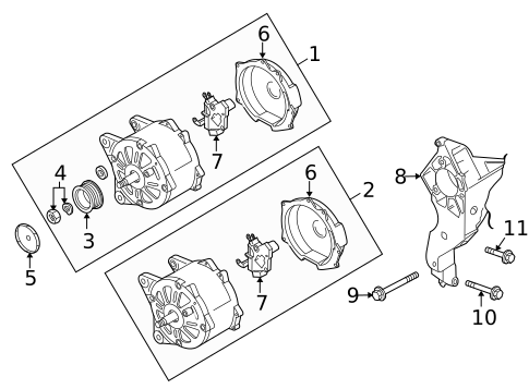 Alternator for 2015 Volkswagen CC #0