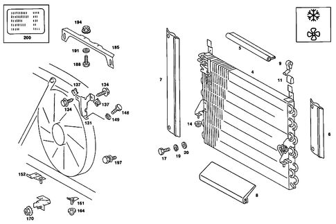 Refrigerant Line Arrangement for 1989 Mercedes-Benz 190 E #4
