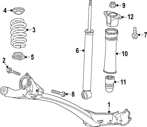Rear Suspension for 2025 Buick Encore GX #2