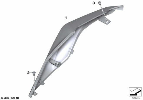Motorcycle Trim Section, Windshield for 2019 BMW-Motorrad S 1000 XR #24