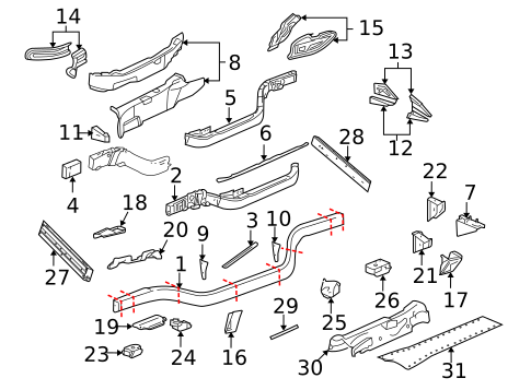 Frame & Components for 2004 Cadillac XLR #0