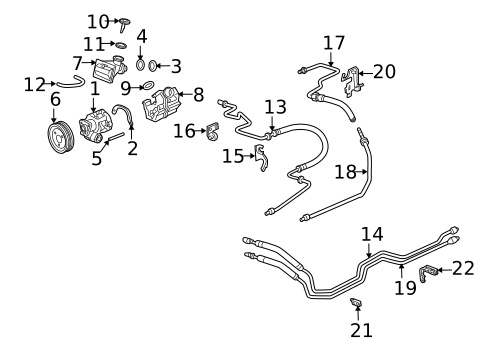 Pump & Hoses for 1999 Porsche 911 #1