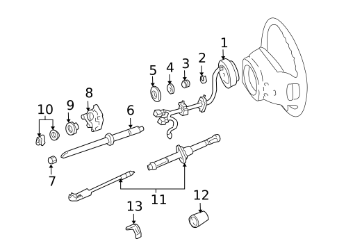 Shaft & Internal Components for 2003 Ford F-150 #1