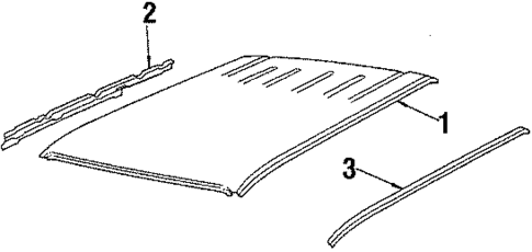 Roof for 1989 Buick Skyhawk #2