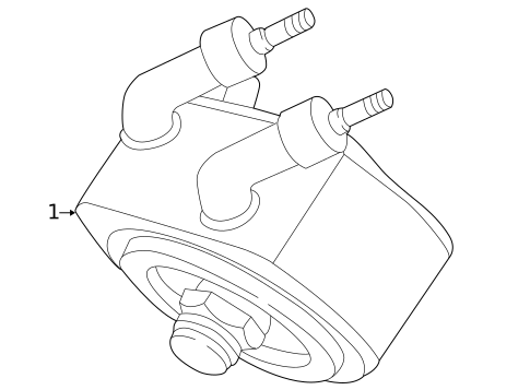 Oil Cooler for 2007 Mercury Mariner #0
