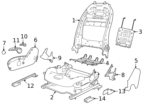Tracks & Components for 2020 Jeep Cherokee #1