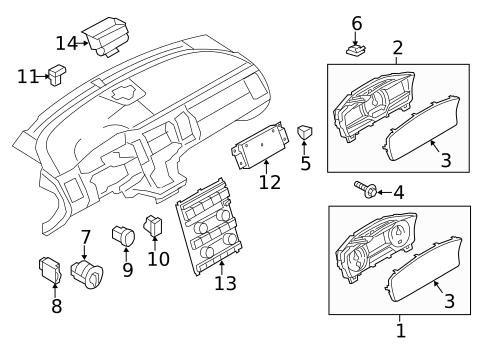 Sensors for 2015 Ford Flex #1
