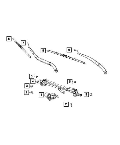 Wiper and Washer System for 2022 Chrysler Pacifica #1