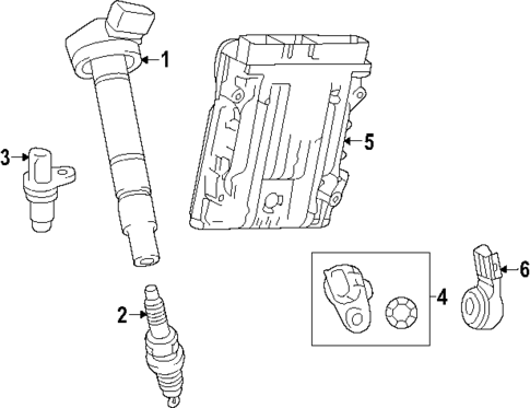 Ignition System for 2025 Toyota 4Runner #0
