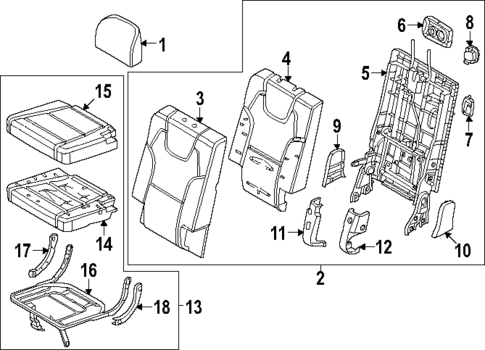 Third Row Seats for 2023 Kia Telluride #1