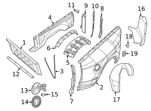 Front & Side Panels for 2024 Ram 3500 #5