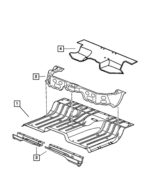 Floor Pans for 2010 Dodge Ram 3500 #3