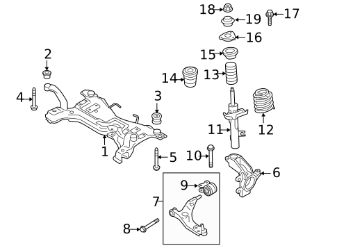 Suspension Components for 2010 Volvo C70 #1